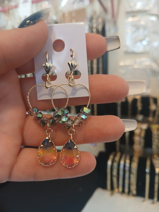 Heart-shaped earrings
